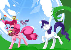 Size: 2768x1973 | Tagged: safe, artist:haydee, derpibooru import, applejack, fluttershy, pinkie pie, rainbow dash, rarity, twilight sparkle, twilight sparkle (alicorn), alicorn, earth pony, pegasus, pony, unicorn, female, mane six, mare