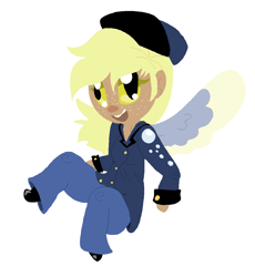 Size: 1018x1105 | Tagged: safe, artist:angelstar000, derpy hooves, human, humanized, solo, winged humanization