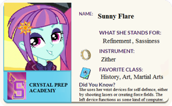 Size: 512x316 | Tagged: safe, artist:horsesplease, edit, sour sweet, sunny flare, equestria girls, crystal prep academy, crystal prep shadowbolts, eqg profiles, sunny flare's wrist devices