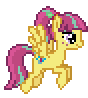 Size: 88x98 | Tagged: safe, artist:botchan-mlp, sour sweet, pegasus, pony, equestria girls, animated, cute, desktop ponies, equestria girls ponified, female, flying, gif, mare, pixel art, ponified, simple background, solo, sourbetes, sprite, transparent background