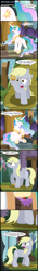 Size: 800x5666 | Tagged: safe, artist:toxic-mario, derpy hooves, princess celestia, alicorn, pegasus, pony, cake, cakelestia, comic, female, food, mare, muffin