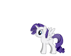 Size: 3320x2600 | Tagged: safe, rarity, alicorn, pony, pony creator, race swap, raricorn, solo