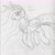 Size: 1275x1287 | Tagged: safe, artist:slash-sun-slash, princess celestia, alicorn, pony, celestiadoodle, cute, cutelestia, flying, looking at you, monochrome, open mouth, smiling, solo, spread wings, traditional art