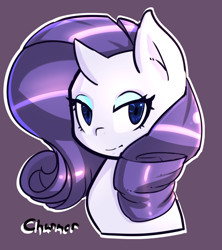 Size: 710x800 | Tagged: safe, artist:acharmingpony, rarity, pony, unicorn, bust, portrait, solo