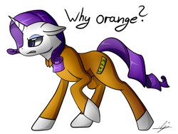 Size: 2000x1500 | Tagged: safe, artist:cleoziep, rarity, pony, unicorn, clothes, prison outfit, prisoner ry, simple background, transparent background