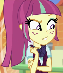 Size: 412x478 | Tagged: safe, screencap, sour sweet, dance magic, equestria girls, spoiler:eqg specials, cropped, solo