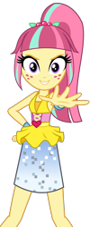 Size: 1448x3624 | Tagged: safe, artist:remcmaximus, sour sweet, dance magic, equestria girls, spoiler:eqg specials, clothes, dress, female, freckles, looking at you, simple background, solo, transparent background, vector