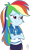 Size: 350x571 | Tagged: safe, artist:ilaria122, derpibooru import, rainbow dash, better together, equestria girls, pinkie pie: snack psychic, bedroom eyes, clothes, crossed arms, cute, dashabetes, geode of super speed, jacket, magical geodes, pants, shirt, simple background, smiling, smirk, solo, t-shirt, transparent background