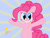 Size: 900x675 | Tagged: safe, artist:foxmarcace, pinkie pie, earth pony, pony, grin, hug, solo