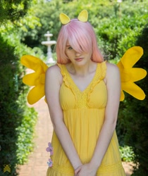 Size: 806x960 | Tagged: safe, artist:akemiyukimura, fluttershy, human, cosplay, irl, irl human, photo, solo