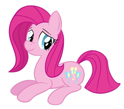 Size: 1094x960 | Tagged: safe, artist:hip-indeed, fluttershy, pinkie pie, earth pony, pony, fusion, solo