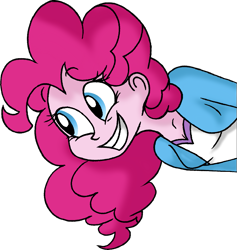 Size: 1267x1337 | Tagged: safe, artist:strangiesleepy, pinkie pie, equestria girls, clothes, humanized, simple background, solo