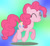 Size: 533x490 | Tagged: safe, artist:eillahwolf, pinkie pie, earth pony, pony, female, mare, pink coat, pink mane, simple background, solo