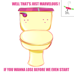 Size: 700x700 | Tagged: safe, artist:anonymous, sour sweet, equestria girls, friendship games, but why, objectification, toilet