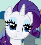 Size: 141x155 | Tagged: safe, screencap, rarity, pony, unicorn, female, horn, mare, solo, white coat