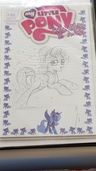 Size: 1152x2048 | Tagged: safe, artist:sararichard, starlight glimmer, crystal pony, pony, unicorn, crystallized, solo, traditional art