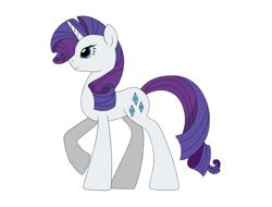 Size: 1024x780 | Tagged: safe, artist:fred7162, rarity, pony, unicorn, female, horn, mare, solo, white coat