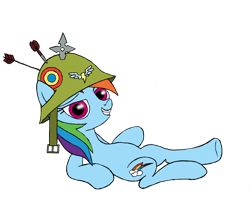 Size: 1488x1317 | Tagged: safe, artist:fonypan, derpibooru import, rainbow dash, pegasus, pony, solo, tank girl