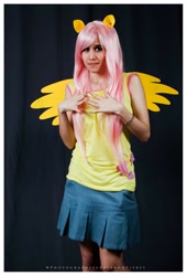 Size: 1391x2048 | Tagged: safe, fluttershy, human, cosplay, irl, irl human, photo, solo