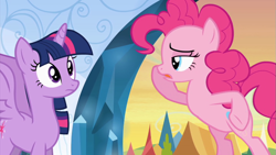 Size: 853x480 | Tagged: safe, derpibooru import, screencap, pinkie pie, twilight sparkle, twilight sparkle (alicorn), alicorn, equestria girls, out of context