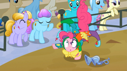 Size: 1365x768 | Tagged: safe, screencap, pinkie pie, earth pony, pony, the crystal empire, jester, jester pie