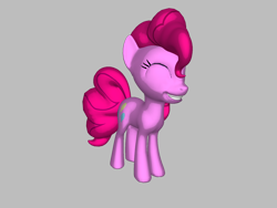 Size: 2000x1500 | Tagged: safe, pinkie pie, earth pony, pony, happy, pony creator 3d, ponylumen, solo