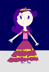 Size: 704x1040 | Tagged: safe, artist:04startyonlinebc88, rarity, human, the best night ever, clothes, dress, gala dress, humanized