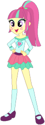 Size: 208x581 | Tagged: safe, artist:ra1nb0wk1tty, sour sweet, equestria girls, clothes, female, kneesocks, mary janes, simple background, skirt, socks, solo, stockings, transparent background