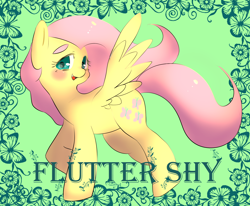 Size: 2062x1697 | Tagged: safe, artist:misocha, fluttershy, pegasus, pony, blushing, pixiv, solo