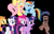 Size: 457x296 | Tagged: safe, derpibooru import, applejack, fluttershy, pinkie pie, rainbow dash, rarity, twilight sparkle, earth pony, pegasus, pony, unicorn, black dynamite, black void, kill it, mane six