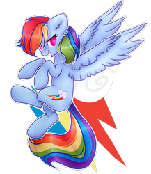 Size: 1613x1856 | Tagged: safe, artist:anisa-mlp222, derpibooru import, rainbow dash, pegasus, pony, backwards cutie mark, female, looking up, mare, simple background, transparent background