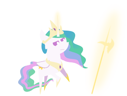 Size: 1600x1200 | Tagged: safe, artist:longct18, princess celestia, alicorn, pony, female, halberd, mare, pointy ponies, weapon