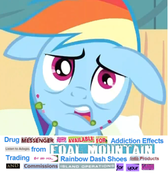 Size: 676x696 | Tagged: safe, derpibooru import, rainbow dash, pegasus, pony, drugs, expand dong, exploitable, exploitable meme, meme, text, wat