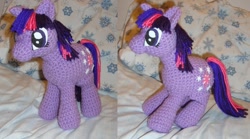 Size: 864x479 | Tagged: safe, artist:onehitwonder, derpibooru import, twilight sparkle, irl, photo, plushie