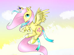 Size: 1024x768 | Tagged: safe, artist:tenten, fluttershy, pegasus, pony, clothes, costume, pixiv, shylestia, solo