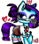 Size: 815x920 | Tagged: safe, artist:mushroomcookiebear, rarity, pony, unicorn, crossover, solo, spongebob squarepants