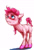 Size: 1089x1617 | Tagged: safe, artist:sharpieboss, pinkie pie, earth pony, pony, female, mare, simple background, solo, white background