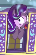 Size: 152x233 | Tagged: safe, screencap, starlight glimmer, pony, unicorn, road to friendship, cropped, derp, female, mare, picture for breezies, smokelight glimmer, solo, soot, tongue out