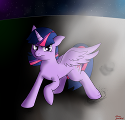 Size: 3121x3000 | Tagged: safe, artist:lavalord50, derpibooru import, twilight sparkle, twilight sparkle (alicorn), alicorn, pony, female, mare, night, solo, stars