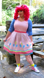 Size: 2048x3648 | Tagged: safe, artist:bewitchedraven, pinkie pie, human, cosplay, irl, irl human, photo, solo