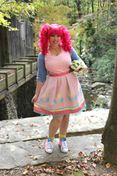 Size: 640x960 | Tagged: safe, artist:bewitchedraven, pinkie pie, human, cosplay, irl, irl human, photo, solo