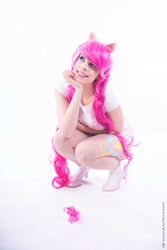 Size: 1366x2048 | Tagged: safe, artist:mahocosplay, pinkie pie, human, cosplay, irl, irl human, photo, solo