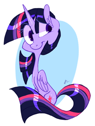 Size: 500x661 | Tagged: safe, artist:deepfriedrainbows, derpibooru import, twilight sparkle, twilight sparkle (alicorn), alicorn, pony, female, mare, skinny, solo