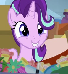 Size: 878x953 | Tagged: safe, screencap, starlight glimmer, pony, unicorn, road to friendship, cropped, cute, female, glimmerbetes, mare, smiling, solo