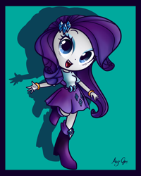 Size: 1200x1500 | Tagged: safe, artist:anggrc, rarity, equestria girls, clothes, skirt, solo