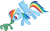 Size: 3573x2208 | Tagged: safe, artist:porygon2z, derpibooru import, rainbow dash, tank, pegasus, pony, no shell, simple background, transparent background, vector