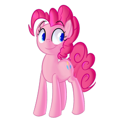 Size: 1000x1000 | Tagged: safe, artist:january3rd, pinkie pie, earth pony, pony, simple background, solo, transparent background