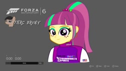 Size: 1024x576 | Tagged: safe, artist:forzaveteranenigma, sour sweet, equestria girls, friendship games, forza motorsport 6