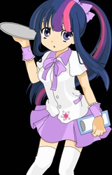 Size: 714x1118 | Tagged: safe, artist:xered, derpibooru import, twilight sparkle, anime, humanized, solo