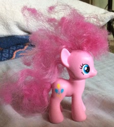 Size: 1287x1437 | Tagged: safe, pinkie pie, brushable, irl, messy hair, photo, solo, toy